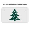 4 X 7 Aluminum License Plate  Thumbnail