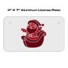 4 X 7 Aluminum License Plate  Thumbnail
