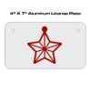 4 X 7 Aluminum License Plate  Thumbnail