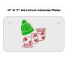 4 X 7 Aluminum License Plate  Thumbnail
