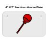 4 X 7 Aluminum License Plate  Thumbnail