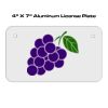 4 X 7 Aluminum License Plate  Thumbnail