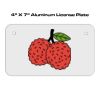 4 X 7 Aluminum License Plate  Thumbnail