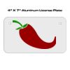 4 X 7 Aluminum License Plate  Thumbnail