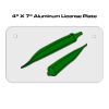 4 X 7 Aluminum License Plate  Thumbnail