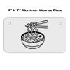 4 X 7 Aluminum License Plate  Thumbnail