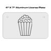 4 X 7 Aluminum License Plate  Thumbnail