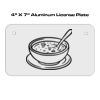 4 X 7 Aluminum License Plate  Thumbnail