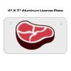 4 X 7 Aluminum License Plate  Thumbnail