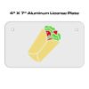 4 X 7 Aluminum License Plate  Thumbnail