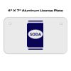 4 X 7 Aluminum License Plate  Thumbnail