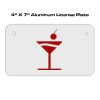 4 X 7 Aluminum License Plate  Thumbnail