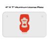 4 X 7 Aluminum License Plate  Thumbnail