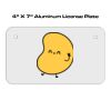 4 X 7 Aluminum License Plate  Thumbnail