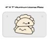 4 X 7 Aluminum License Plate  Thumbnail