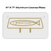 4 X 7 Aluminum License Plate  Thumbnail