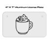 4 X 7 Aluminum License Plate  Thumbnail