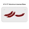 4 X 7 Aluminum License Plate  Thumbnail