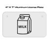 4 X 7 Aluminum License Plate  Thumbnail