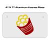 4 X 7 Aluminum License Plate  Thumbnail