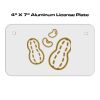 4 X 7 Aluminum License Plate  Thumbnail