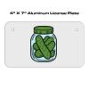 4 X 7 Aluminum License Plate  Thumbnail