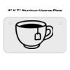 4 X 7 Aluminum License Plate  Thumbnail