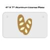 4 X 7 Aluminum License Plate  Thumbnail