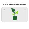 4 X 7 Aluminum License Plate  Thumbnail