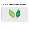 4 X 7 Aluminum License Plate  Thumbnail