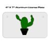 4 X 7 Aluminum License Plate  Thumbnail