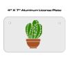 4 X 7 Aluminum License Plate  Thumbnail