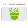 4 X 7 Aluminum License Plate  Thumbnail