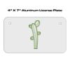 4 X 7 Aluminum License Plate  Thumbnail