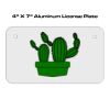 4 X 7 Aluminum License Plate  Thumbnail
