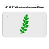 4 X 7 Aluminum License Plate  Thumbnail