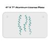 4 X 7 Aluminum License Plate  Thumbnail
