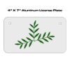 4 X 7 Aluminum License Plate  Thumbnail