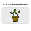 4 X 7 Aluminum License Plate  Thumbnail