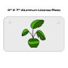 4 X 7 Aluminum License Plate  Thumbnail