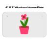 4 X 7 Aluminum License Plate  Thumbnail