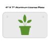 4 X 7 Aluminum License Plate  Thumbnail
