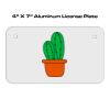 4 X 7 Aluminum License Plate  Thumbnail
