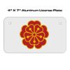 4 X 7 Aluminum License Plate  Thumbnail