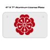 4 X 7 Aluminum License Plate  Thumbnail