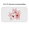 4 X 7 Aluminum License Plate  Thumbnail