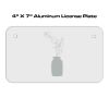 4 X 7 Aluminum License Plate  Thumbnail