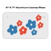 4 X 7 Aluminum License Plate  Thumbnail