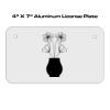4 X 7 Aluminum License Plate  Thumbnail