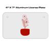 4 X 7 Aluminum License Plate  Thumbnail